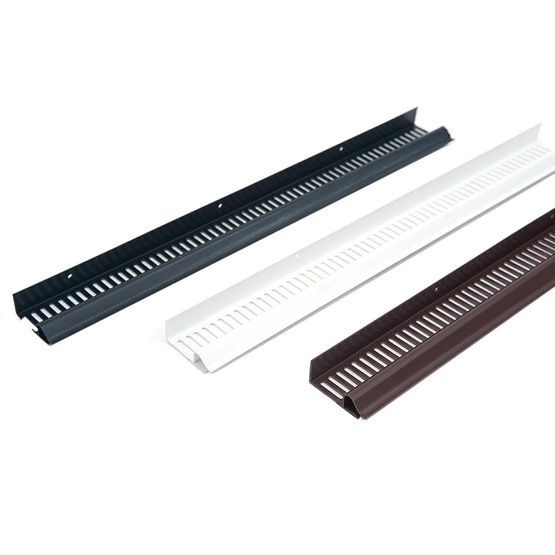 1137 Soffit vent type c in brown, white and black