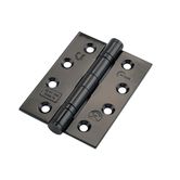 14920 Frisco Eclipse Ball Bearing Hinge Grade 13 Fire Rated 102mm x 76mm Pack of 2 Black Stainless Steel