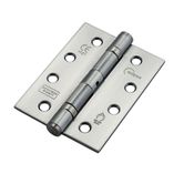 14935 Frisco Eclipse Ball Bearing Hinge Grade 11 Fire Rated 102mm x 76mm Pack of 2 Satin chrome Plated