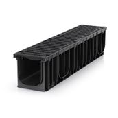 Hauraton Recyfix NC 100 E600 Channel & Bolted Ductile Iron Grating - 1000mm