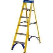 Werner 6 Tread Trade Fibreglass Step Ladder - BS 2037 EN131 Professional