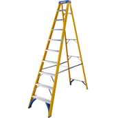 Werner 10 Tread Trade Fibreglass Step Ladder - BS 2037 EN131 Professional