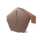 99108 Timloc Dry Fix Verge Angled Ridge for Profiled Tiles   Brown 
