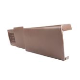 99120 Timloc Dry Fix Verge Left Hand Piece for Profiled Tiles   Brown