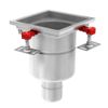 ACO Gully 157 Stainless Steel 304 Fixed Vertical 110mm Outlet Gully