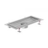 ACO HygieneFirst 304 Stainless Steel Kitchen Tray Extended Edge Channel 142mm Outlet