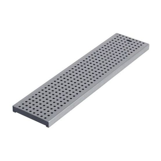 aco modular 125 stainless steel perforated grate