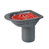 ACO Rainwater Roof Balcony Outlet Spigot with Flat Grate