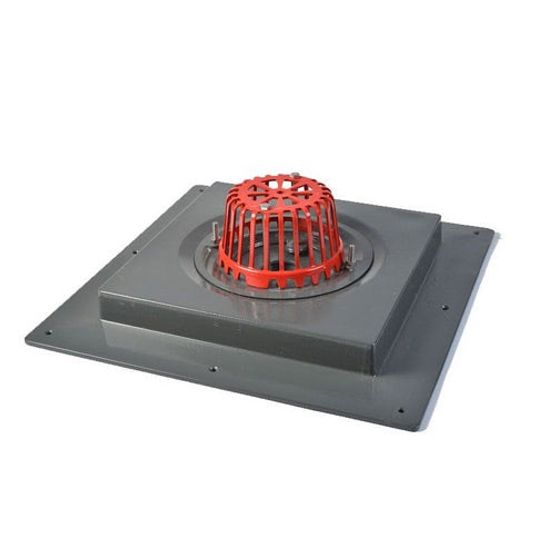 aco rainwater roof gully refurbishment outlet with dome grate