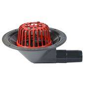ACO Rainwater Roof Outlet Spigot with Dome Grate