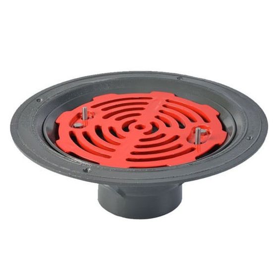 aco rainwater roof outlet vertical scew with flat grate