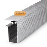 alupave apv314m fireproof flat roof and decking side gutter 3m mill