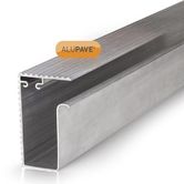 alupave fireproof flat roof and decking side gutter profile mill