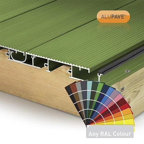 alupave fireproof flat roof decking board powder coated in any ral colour