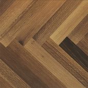 Atkinson & Kirby Parquet Engineered Oak Flooring Herringbone Harlesden Smoked Oiled