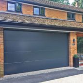 Birkdale Premium Grey Sectional Garage Door