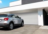 Birkdale Premium White Roller Garage Door contemporary home