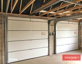 Birkdale Premium White Sectional Garage Door inside shot