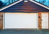 Birkdale Premium White Sectional Garage Door rustic home