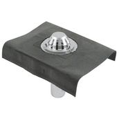Blucher Stainless Steel Vertical Gravity Roof Drain Outlet with Mounted Bitumen Collar