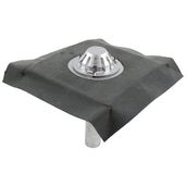 Blucher Stainless Steel Vertical Roof Drain Outlet with Pre-mounted Bitumen Collar