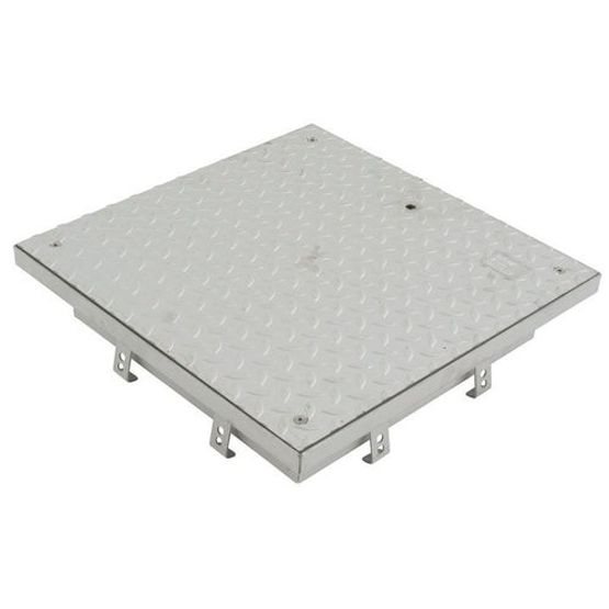 blucher stainless steel access manhole cover plated
