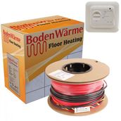 BodenWärme Electric Undertile Heating Cable Kit 150w with Manual Thermostat