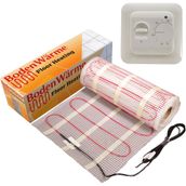 BodenWärme Electric Undertile Heating Mat 150w with Manual Thermostat 