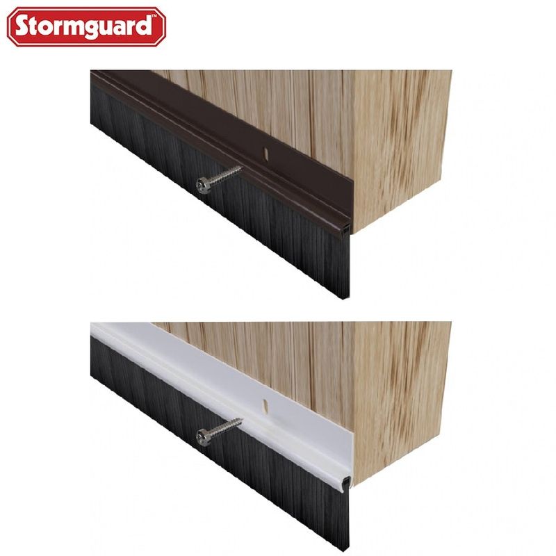 Stormguard Bottom of Door Draught Excluder Brush Strip Seal 914mm