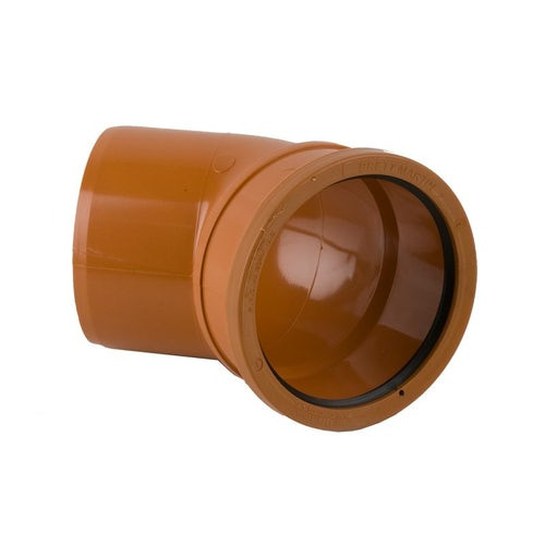 Single socket bend 45 degree 110mm ETP307 underground drainage & more available 
