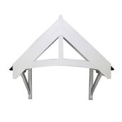 Britmet The Coneygree Curved T-Truss Apex Door Canopy Kit