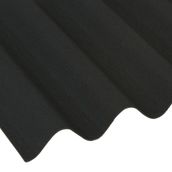 Coroline Corrugated Bitumen Black Roof Sheets 2m x 950mm (855mm Cover)