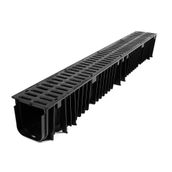 Clark Drain Plastic Channel Drain with Mesh Grating 1m - A15