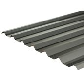Cladco 34/1000 Box Profile PVC Plastisol 0.7mm Metal Roof Sheet in Merlin Grey