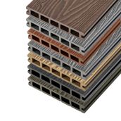 Cladco Woodgrain Hollow Composite Decking Board - 4m