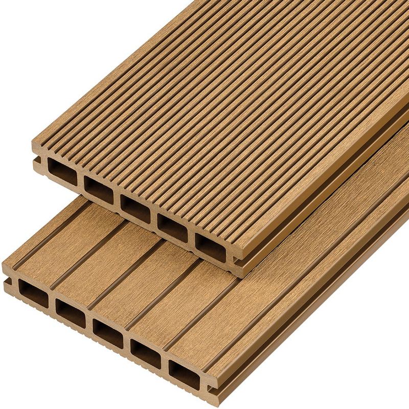 Cladco Hollow Composite Decking Board 4m - Teak | Drainage Superstore®