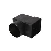 CMS Tools Universal Pipe Connector in Black - 100mm x 100mm