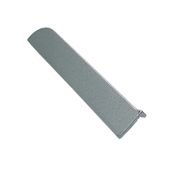 Consruct Aluminium Elegant Skirting Strip End Cap Left Silver