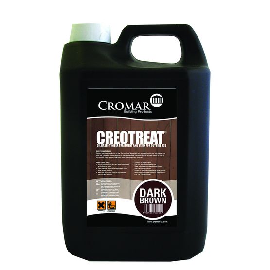 Cromar Creotreat Timber Treatment - Dark Brown (20 Litres)