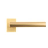 Deanta Ares Lever on Square Rose Satin Brass