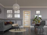 Deanta Biarritz Contemporary Fully Finished Oak Bevelled Glazed Internal Door lifestyle.JPG
