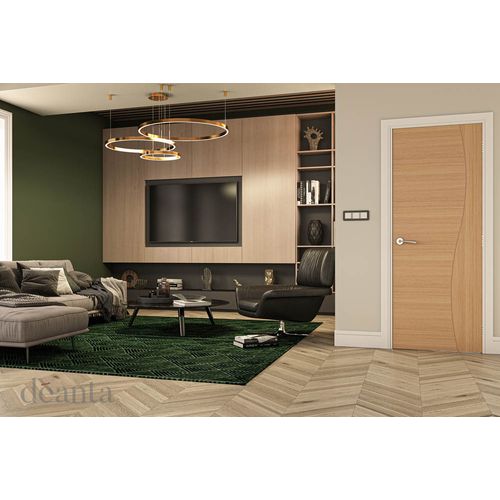 deanta cadiz oak door living room lifestyle