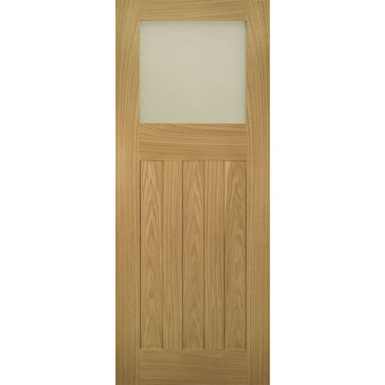 deanta cambridge oak glazed door