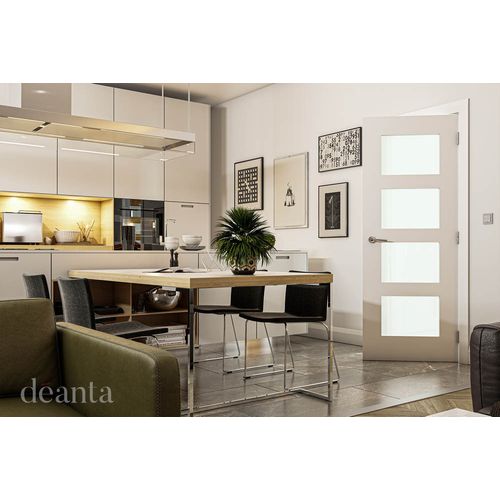 deanta coventry glazed white primed door kitchen lifestyle