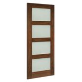 deanta coventry walnut obscure glazed door angle