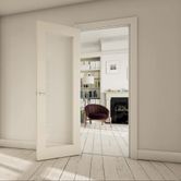 Deanta Denver Shaker White Primed Clear Glazed Internal Door lifestyle