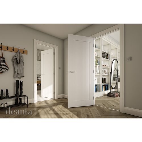 Deanta Denver Shaker White Primed Internal Door lifestyle