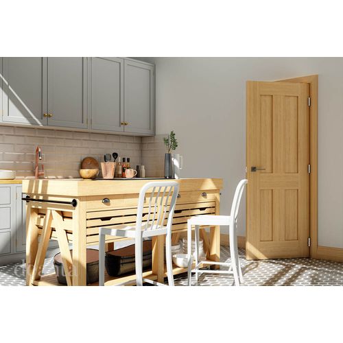 deanta eton oak door kitchen lifestyle