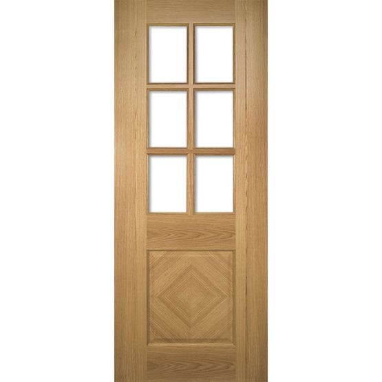 deanta kensington oak glazed door