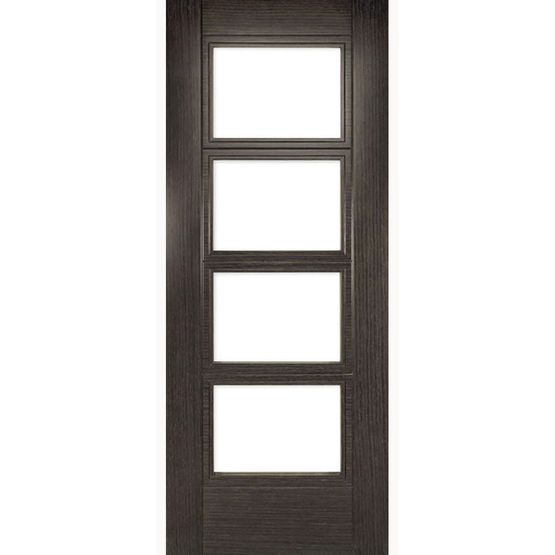 deanta montreal internal dark grey ash glazed door